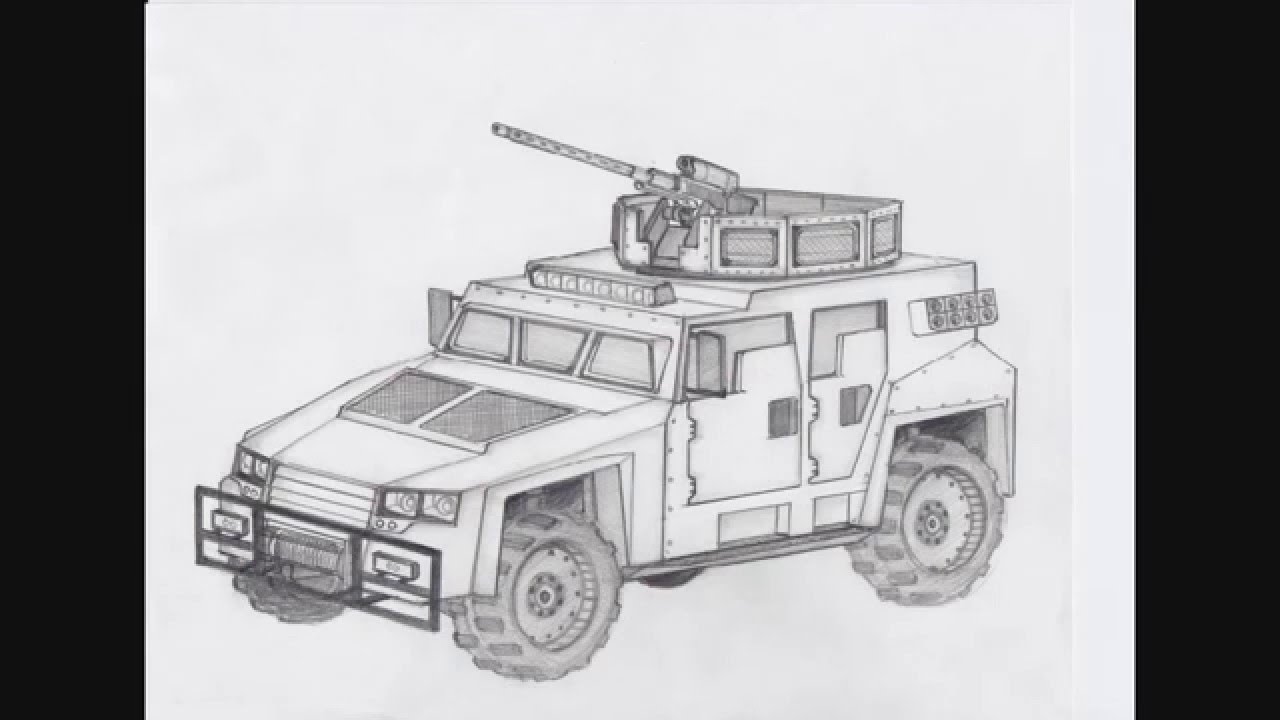 Army Truck Drawing at Explore collection of Army