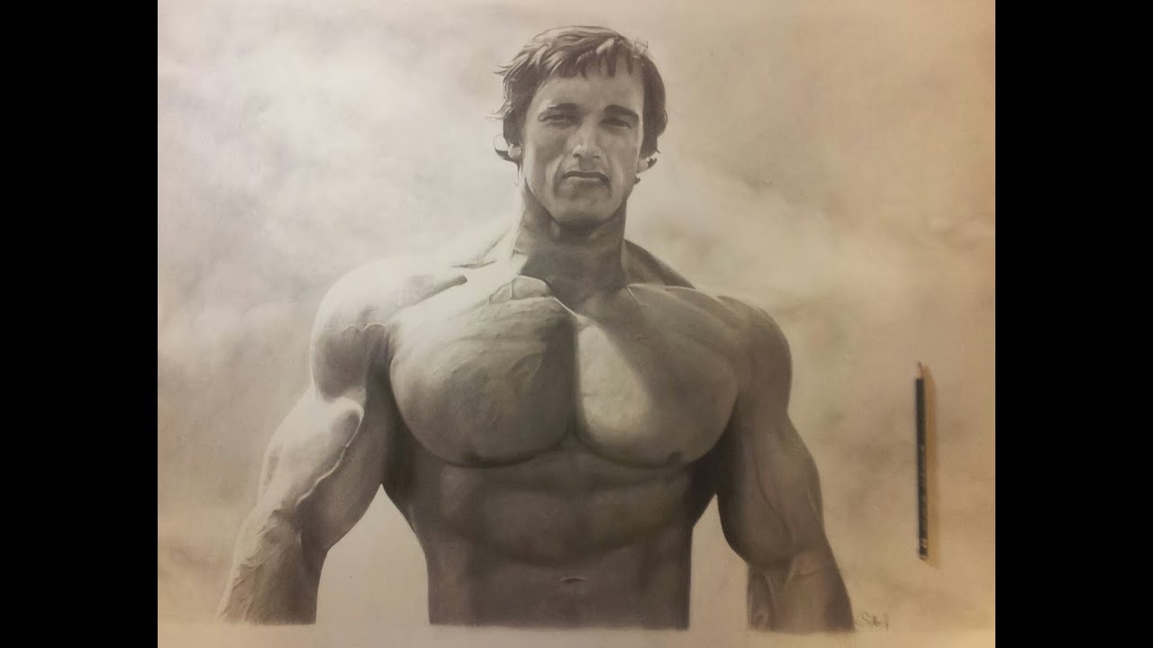 1280x720 Arnold Schwarzenegger Drawing - Arnold Drawing