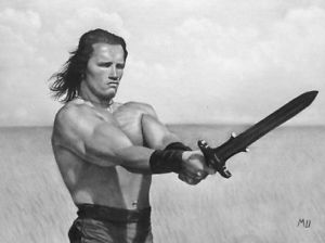 300x224 conan original pencil drawing - Arnold Drawing