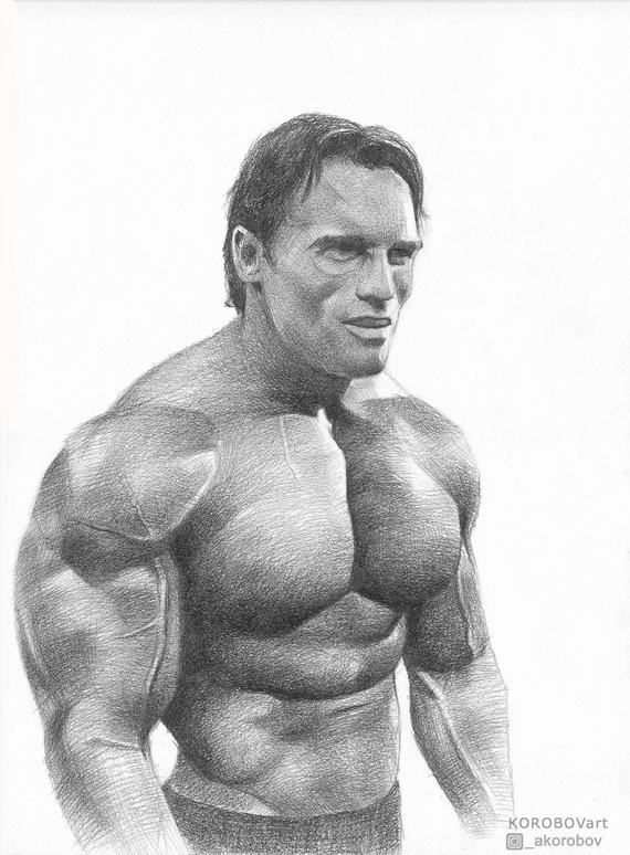 Arnold Schwarzenegger Drawing at Explore