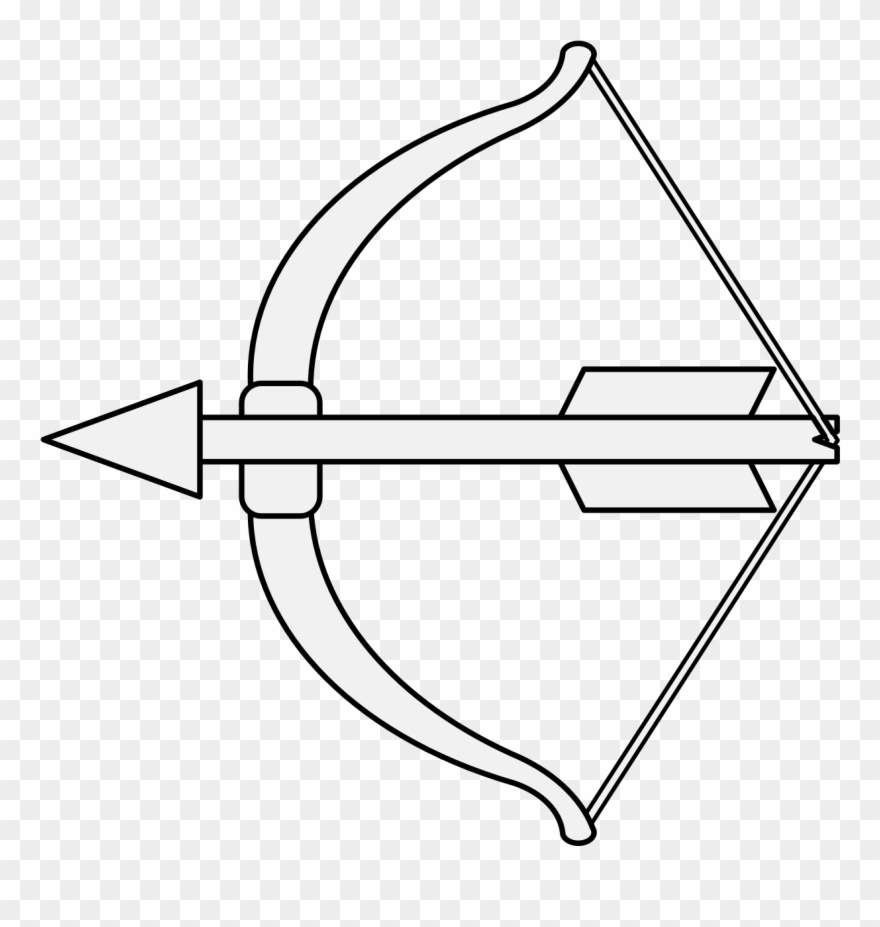 880x927 Clip Royalty Free Library Bow And Arrow Draw Image - Arrow Drawing