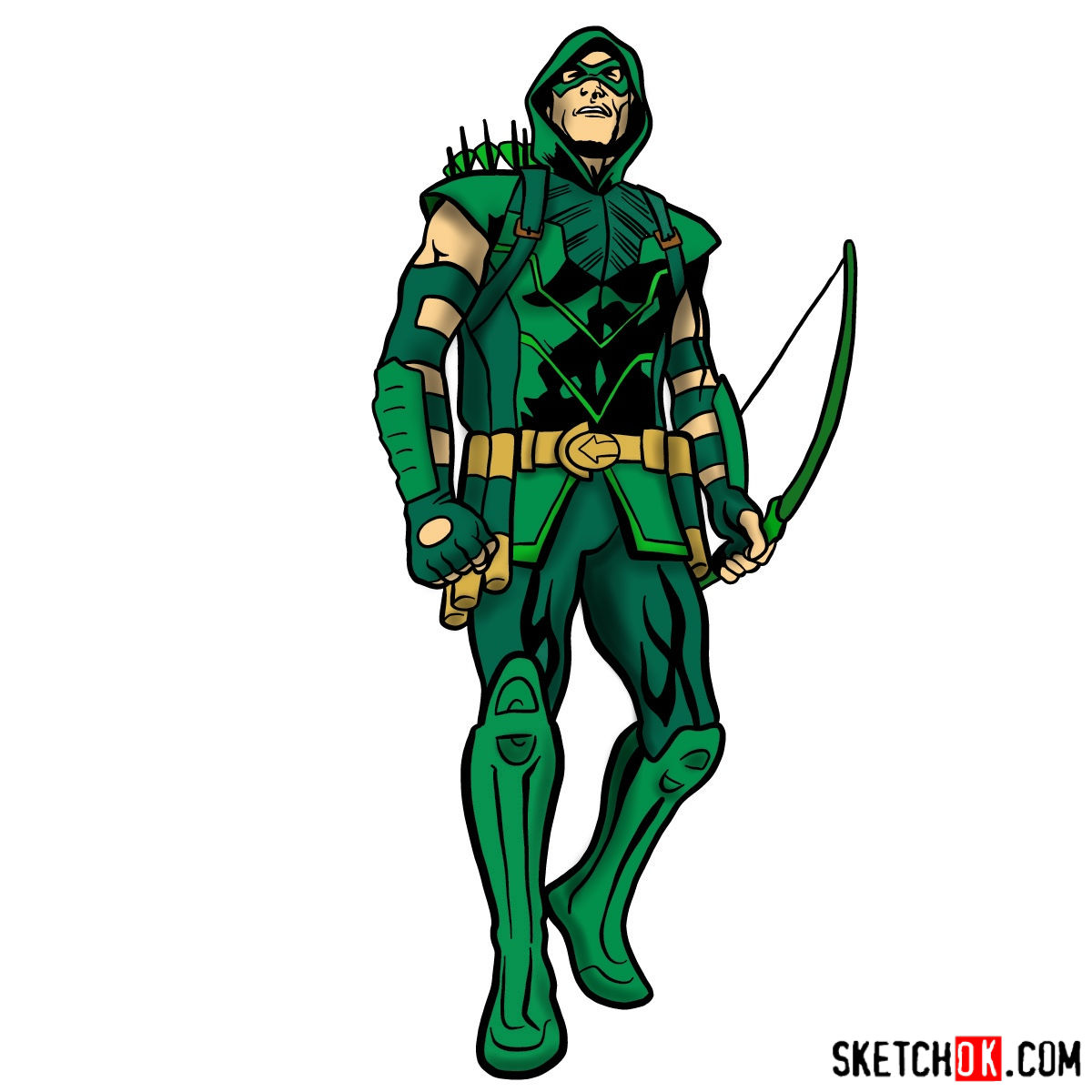 1200x1200 how to draw green arrow - Arrow Drawing