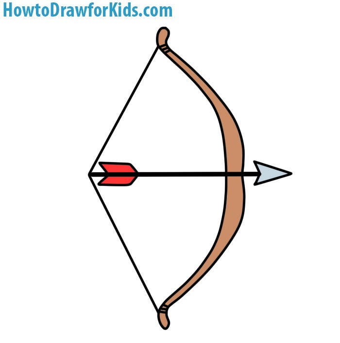 700x705 How To Draw A Bow And Arrow For Kids How To Draw For Kids - Arrow Drawing Images