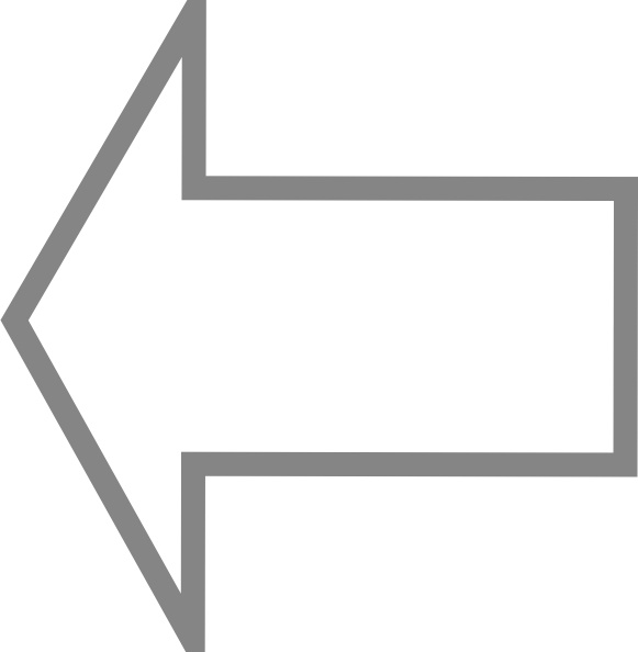 581x594 Left Outline Arrow Clip Art Free Vector In Open Office Drawing - Arrow Drawing Images