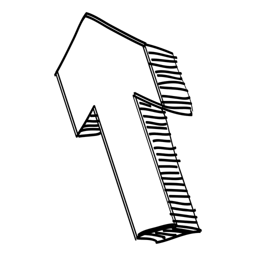 512x512 Line Drawing Arrow - Arrow Line Drawing