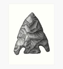 210x230 arrowhead drawing art prints redbubble - Arrowhead Drawing