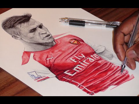 480x360 Alexis Sanchez Drawing - Arsenal Drawing