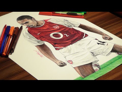 480x360 Thierry Henry Drawing - Arsenal Drawing