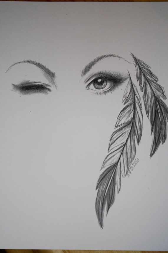 570x855 Unavailable Listing On Etsy Sketches Drawings, Art, Feather - Art And Drawing