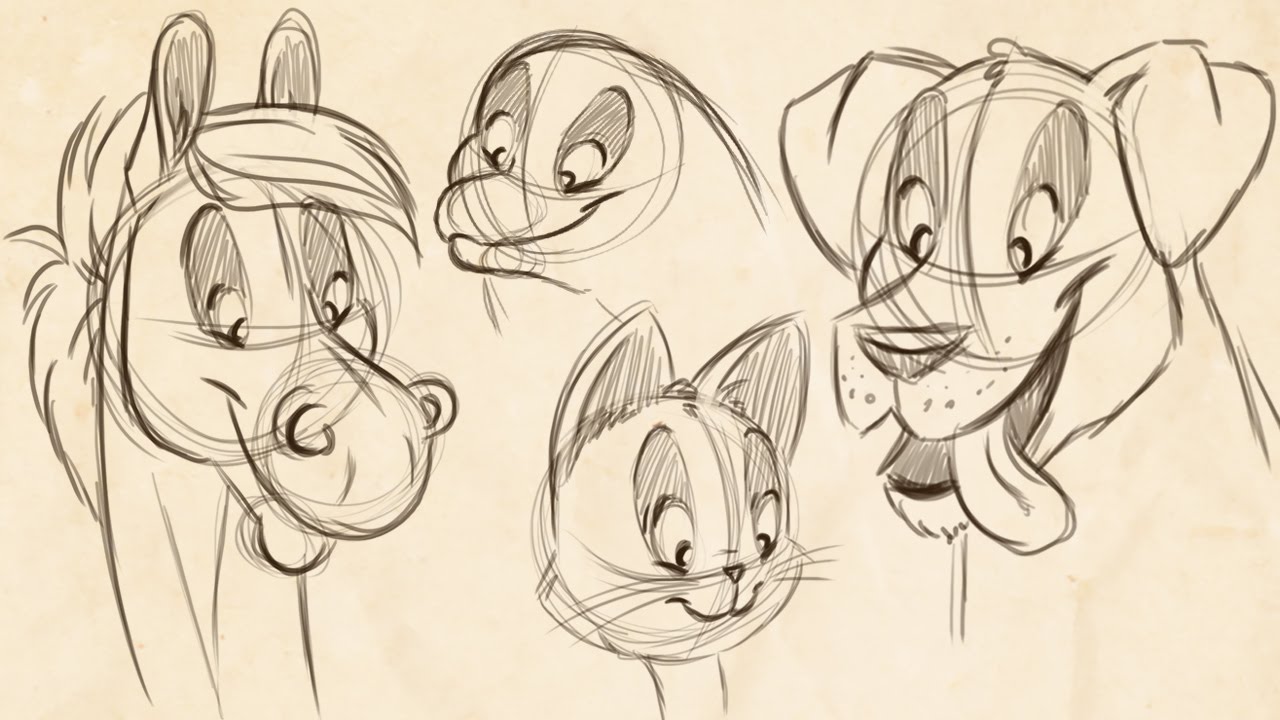 1280x720 How To Draw Cartoon Animals! - Art Animals Drawing