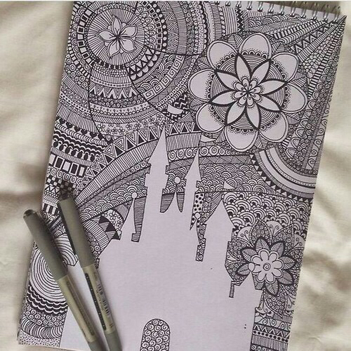 500x500 Art, Design, Drawing, Imagination, Imagine, Inspiration, Mandala - Art Design Drawing