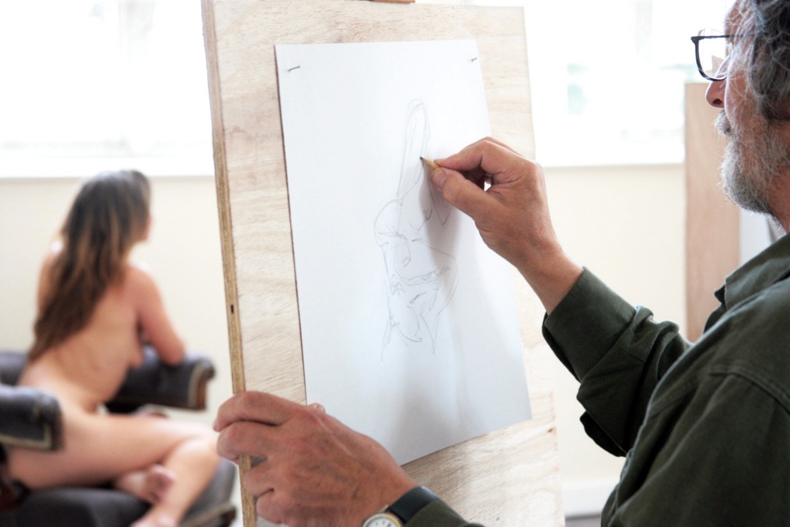 1120x747 Life Drawing Evening Class Penzance Cornwall - Art Drawing Classes