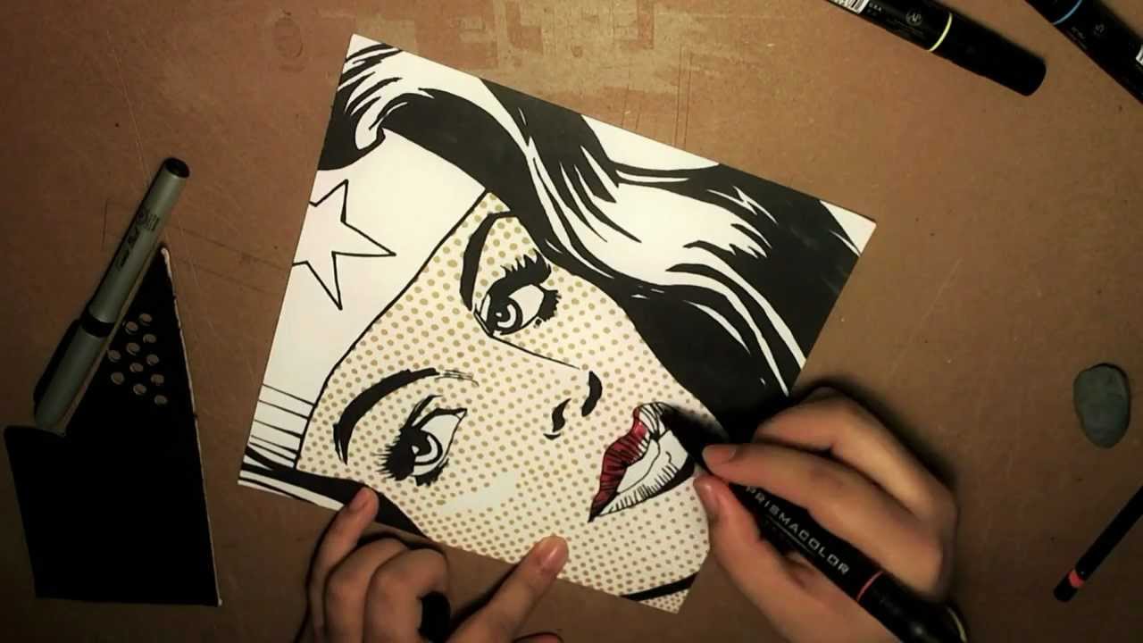 1280x720 Pop Art Drawing - Art Drawing Drawing