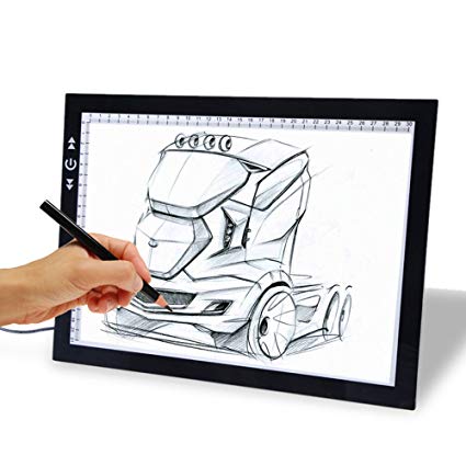425x425 Drawing Tablet, Autolizer Adjustable Brightness - Art Drawing Pad