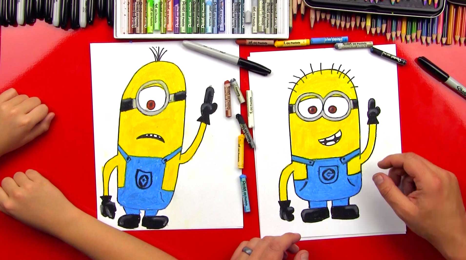 1910x1068 How To Draw A Minion - Art For Kids Hub Drawings