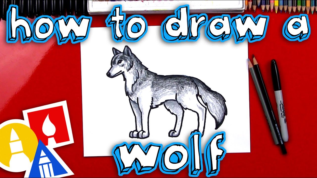 1280x720 How To Draw A Realistic Wolf - Art For Kids Hub Drawings