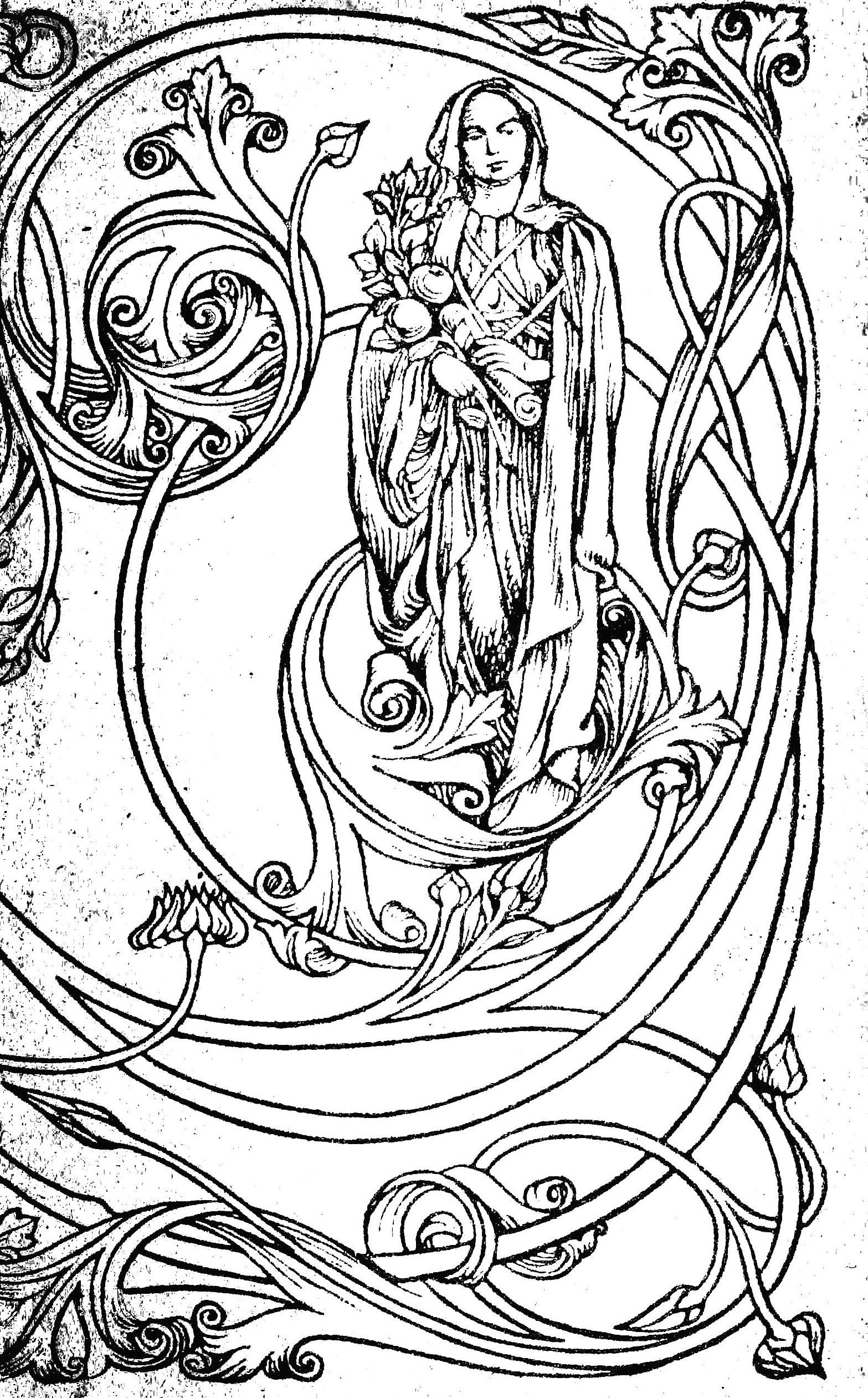 1567x2522 Cool Art Designs To Draw On Paper Design Paper Art Nouveau - Art Nouveau Drawings