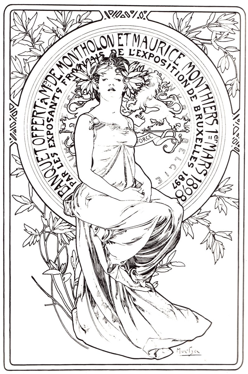 797x1200 Art Nouveau Drawings - Art Nouveau Drawings