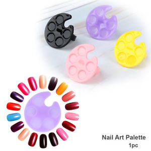 300x300 New Nail Art Palette Nail Polish Color Mixing Drawing Tray - Art Palette Drawing