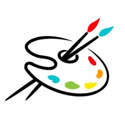 250x250 Palette Art Studio - Art Palette Drawing