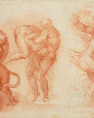 330x412 Michelangelo Exploded Art History, Just With His Drawing - Art Pictures Drawing