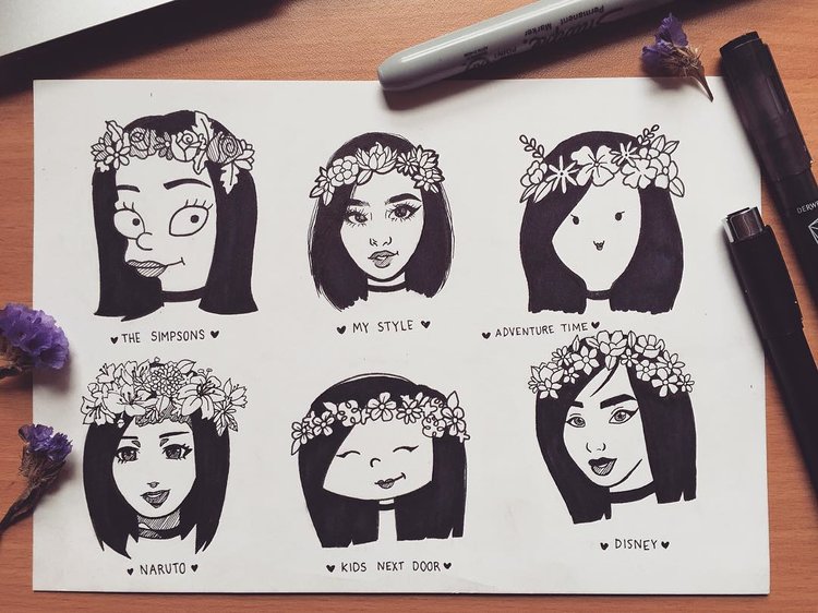 750x562 Stylechallenge Forces Instagram Artists To Draw In Different - Art Pictures Drawing
