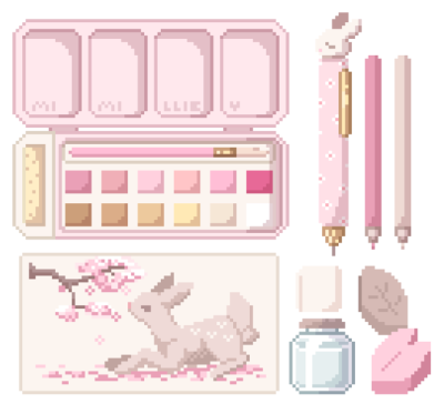 400x373 Art Supplies Tumblr - Art Supplies Drawing