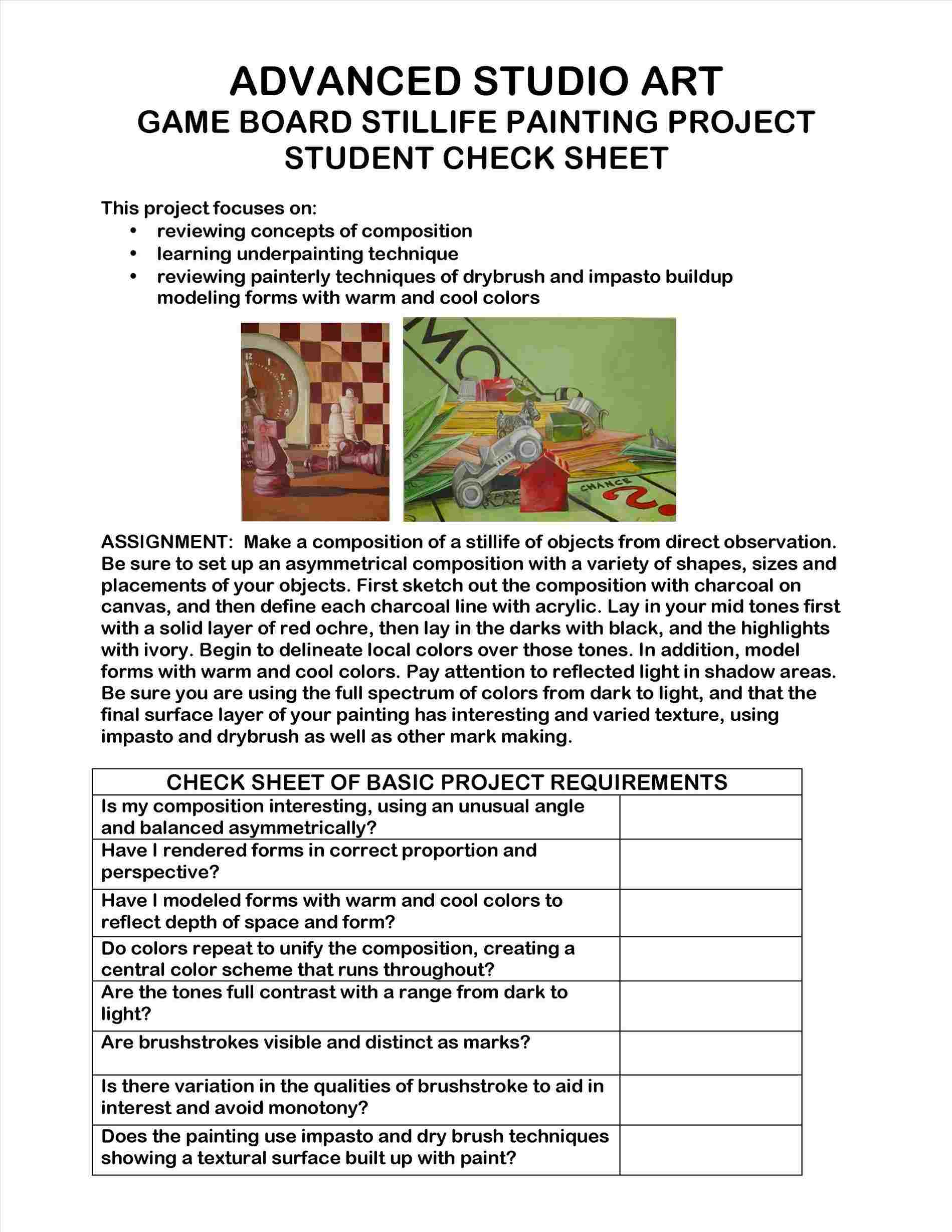 1899x2458 Still Still Life Drawing Rubric Life Handout Google Search Art - Art Websites Drawing