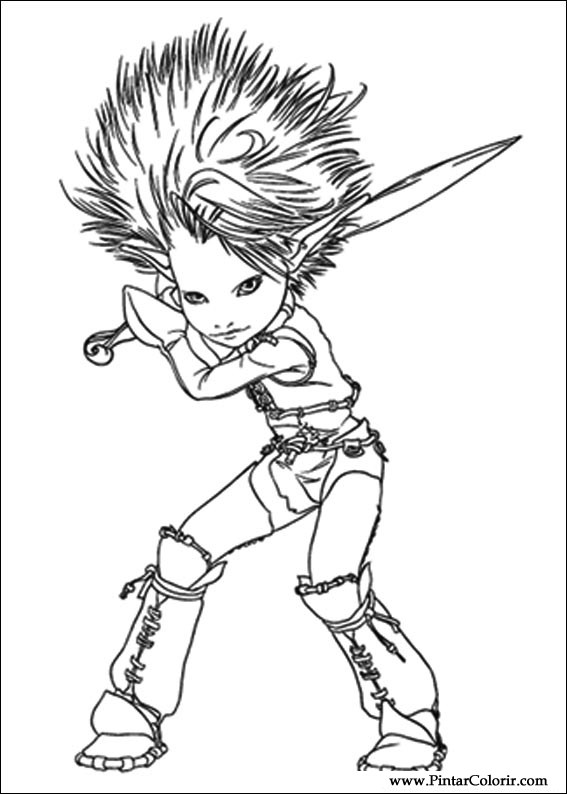 567x794 drawings to paint colour arthur two worlds - Arthur Drawing