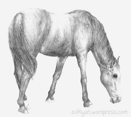 500x446 horse pencil drawing artificial intelligence - Artificial Intelligence Drawing