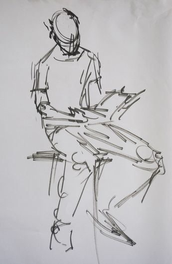 345x530 From Wikipedia, A Gesture Drawing Is Work Of Art Defined - Artistic Drawing Definition