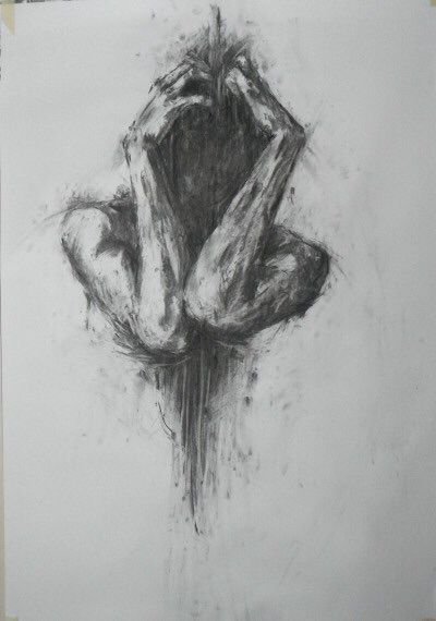 400x570 Art, Artistic, Beautiful, Dark, Draw, Drawing, Hiding, Meaning - Artistic Drawings