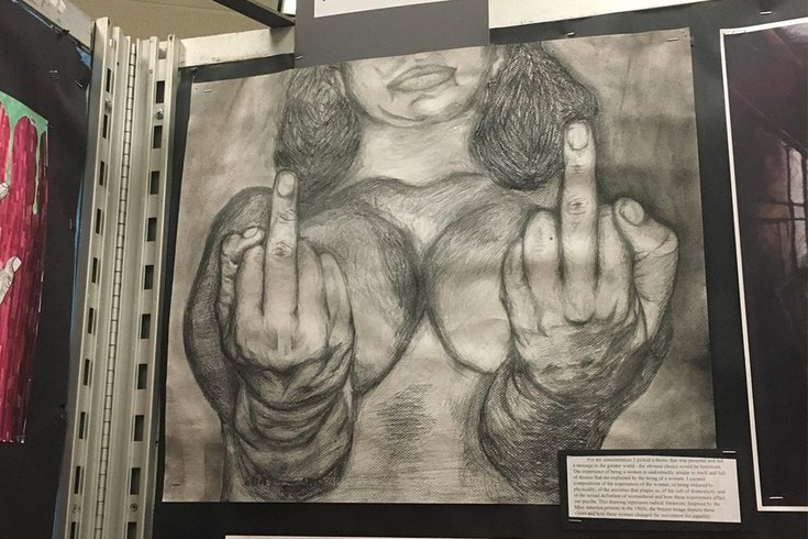 735x490 is this drawing appropriate for a school art show parent asks - Artwork Drawings