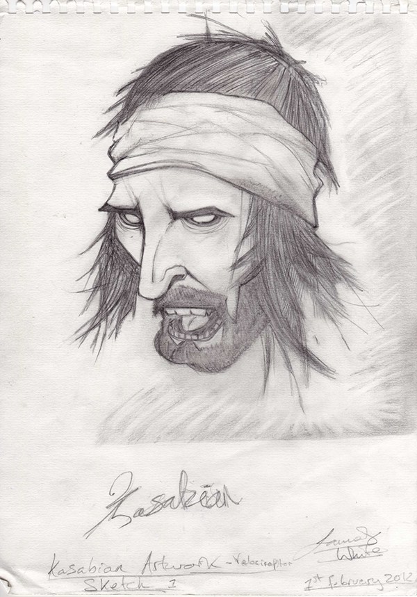 600x859 album artwork drawings for fun kasabian on behance - Artwork Drawings