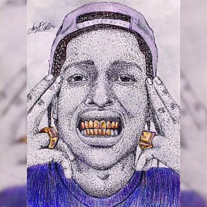 300x300 asap rocky art fine art america - Asap Rocky Drawing