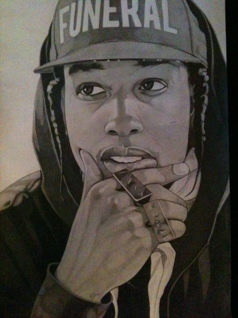 768x1024 asap rocky drawing high quality drawing skill - Asap Rocky Drawing