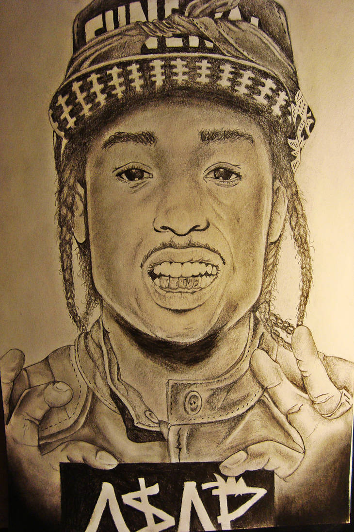 730x1095 asap rockydrawing - Asap Rocky Drawing