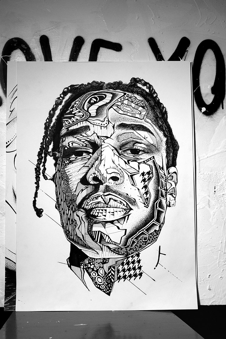 Asap Rocky Drawing at PaintingValley.com | Explore collection of Asap ...