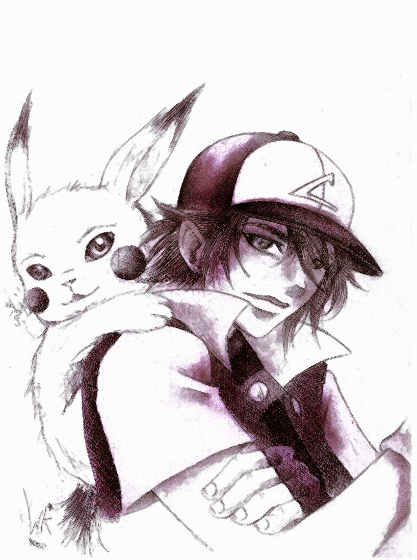 850x1141 draw ash and pikachu just for fun discussion know your meme - Ash And Pikachu Drawing