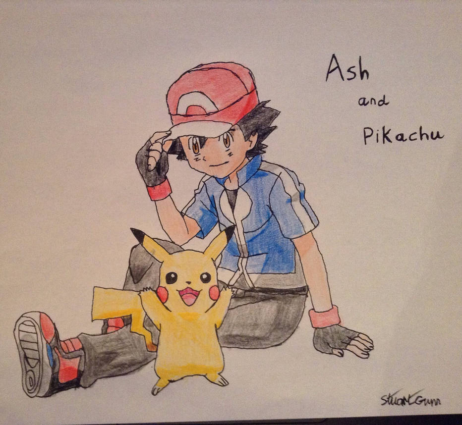 932x858 pokemon xy ash and pikachu - Ash And Pikachu Drawing