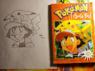 333x250 ash and pikachu drawing - Ash And Pikachu Drawing