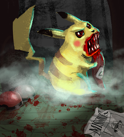 437x480 ash ketchum draw fighter - Ash And Pikachu Drawing