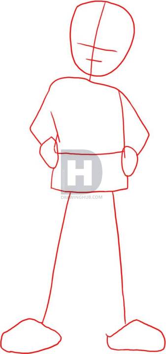 337x720 how to draw ash, step - Ash Drawing