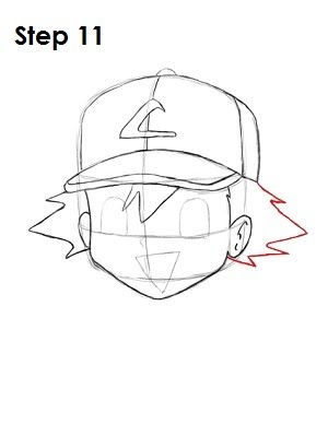 300x388 how to draw ash from pokemon - Ash Drawing