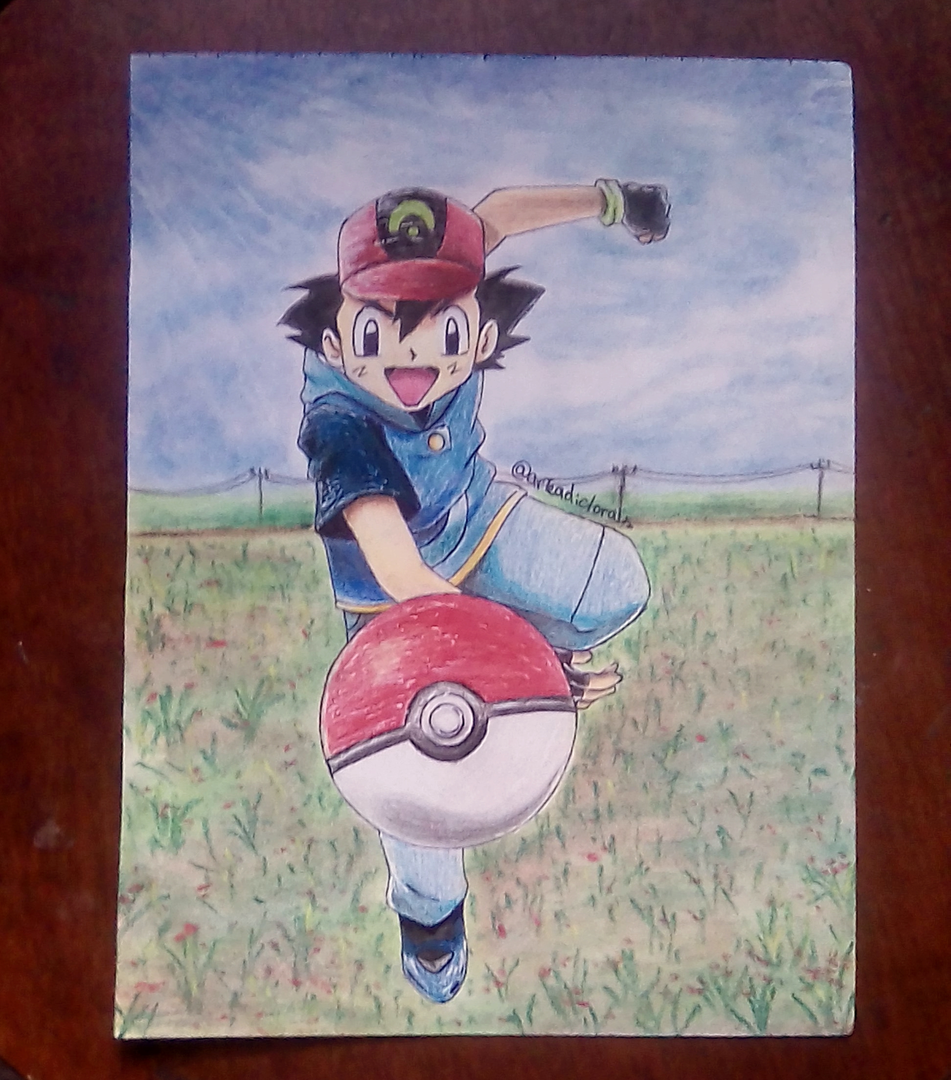 1944x2209 Drawing To Ash Ketchum Pokemon Steemit - Ash Ketchum Drawing
