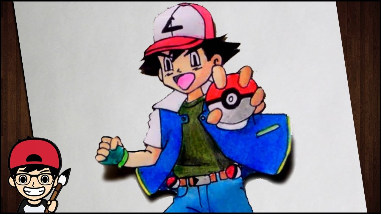 1280x720 How To Draw Ash Ketchum - Ash Ketchum Drawing