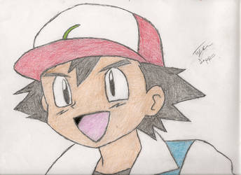 344x250 My Ash Ketchum Drawing! - Ash Ketchum Drawing