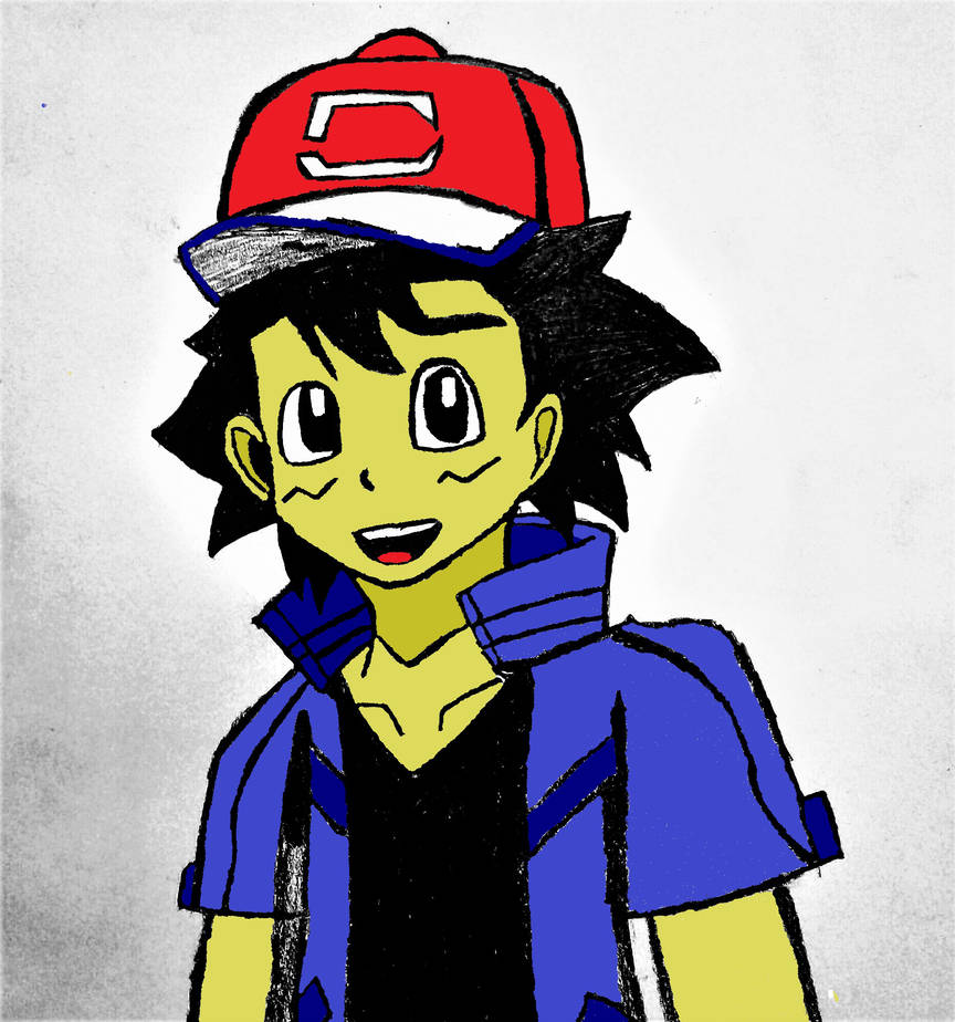 864x924 Ash Ketchum Drawing - Ash Ketchum Drawing