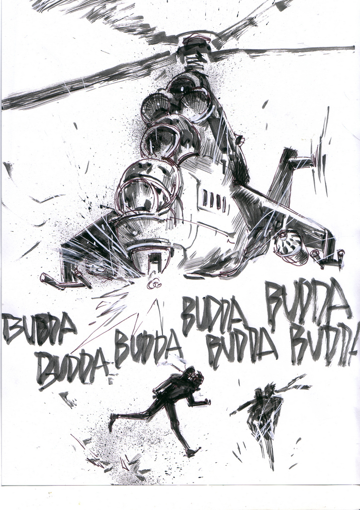 724x1024 ashley wood and riley rossmo show me how to draw black thursday - Ashley Wood Drawing