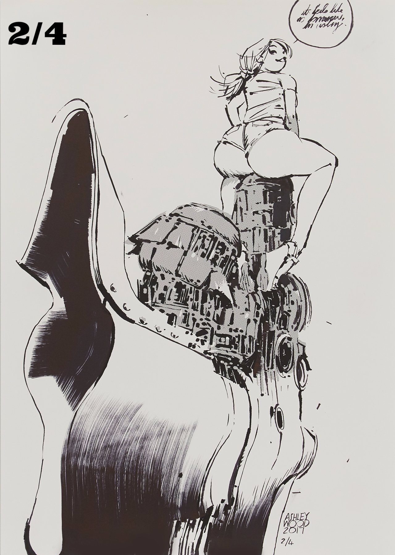 1279x1797 jonathan levine gallery store - Ashley Wood Drawing